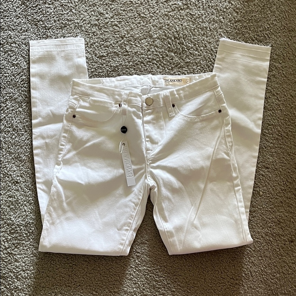 BLANK NYC White Skinny Jeans Size 27 NWT